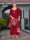 Kajal Vol 1 By Sankheswer Roman Silk Online Kurti With Bottom Dupatta Wholesale